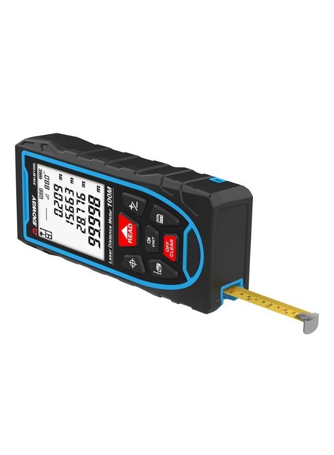 SNDWAY Portable Handheld Digital Laser Laser Rangefinder Tape Range Finder with M/in/Ft Unit Switching Backlit LCD Display Measure Distance Pythagorean Area and Volume - Image 4