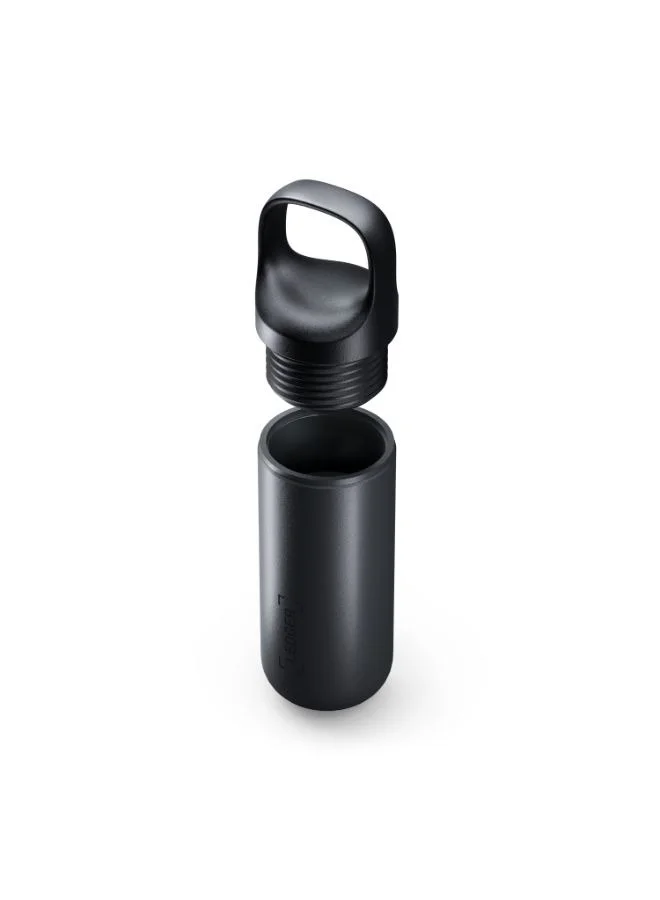 Ledger Nano X Pod | Secure & Protective Storage for Ledger Nano X Hardware Wallet, Portable and Lightweight | Aluminum Finish  - Black
