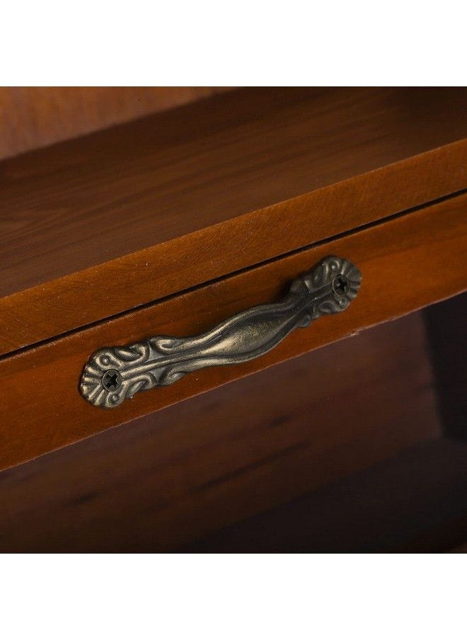 Fasmov - Wooden Shadow Box Wooden Display Case With Shelves Freestanding Display Shadow Box Desktop Display Cabinet Cosmetics Shadow Box - Image 1