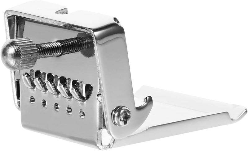 HEALLILY 5 String Banjo Tailpiece Chrome Plated Replacement Accessory - Image 1