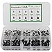 Raogoodcx 140Pcs Needle Felting Eyes 610mm mini Glass Black with Clear Eyes Kits for Teddy Puppets Dolls Wool Felting Crafts - Image 2