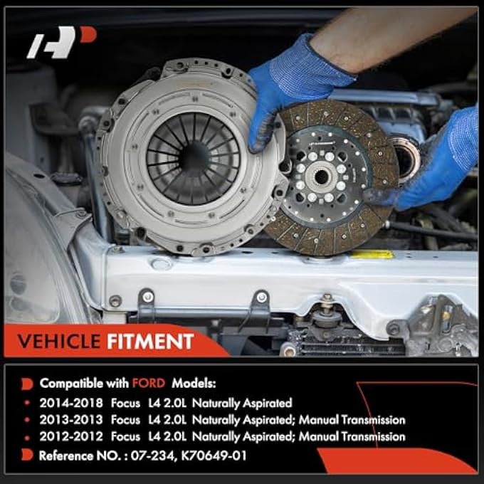 ريحني استبدال طقم قابض APremium لفورد فوكس 20122018 20 لتر مع أسطوانة تابعة للقابض - Image 3