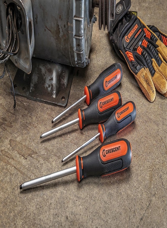 Crescent CRESCENT 4 Piece Square Screwdriver Set, Square S0x4"", S1x4"", S2x4"", and S3x5 - CSQSET4PC - Image 3