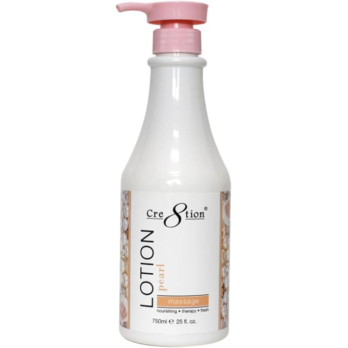 Cre8tion Spa Hand & Body Lotion Nourishing Skin Lotion Moisturizer From Dryness and Flaking 750ml / 25 fl oz (Pearl) - Image 1