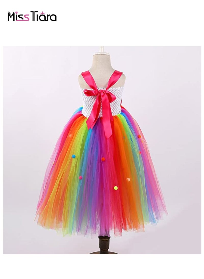 MissTiara Super Cute Lollipop Candy Dress Princess Dress Party Cosplay Birthday Party Outfits for 3-12 Years Toddlers and Girls  - Image 3