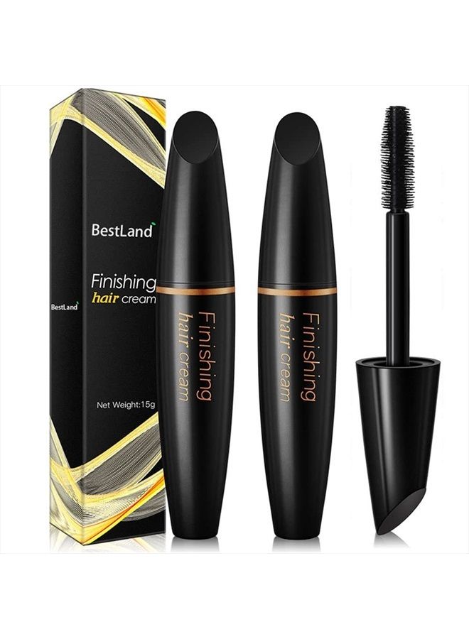 Bestland Hair Finishing Stick, Small Broken Hair Finishing Cream Refreshing Not Greasy Feel Shaping Gel Cream Hair Wax Stick Fixing Bangs Stereotypes Cream (Pack of 2) - Image 1