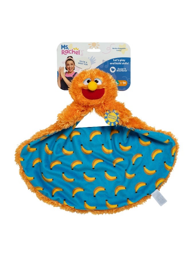 Ms. Rachel Herbie Huggable Lovey Double-Sided Security Blanket (35.56 cm) - Image 1