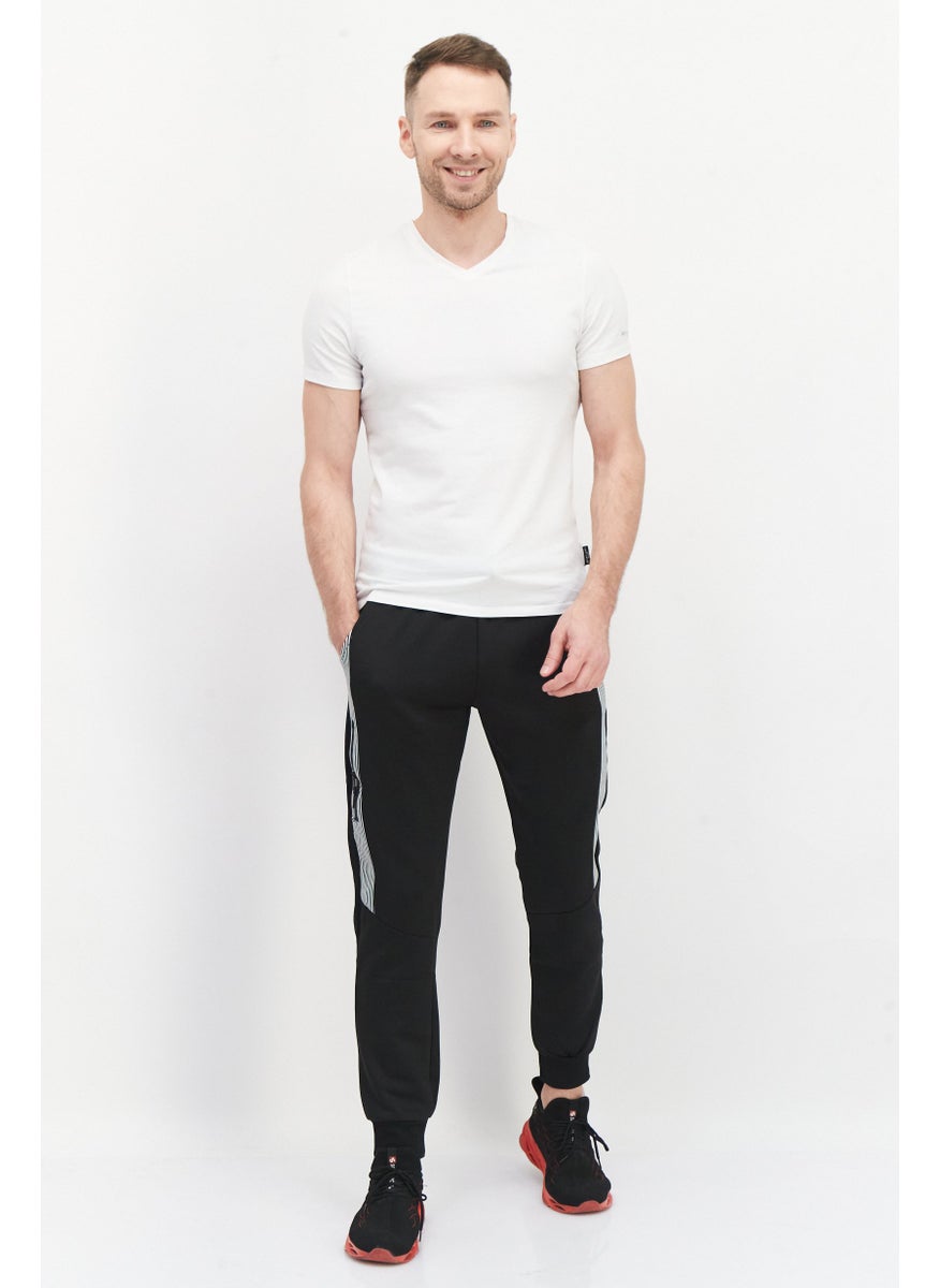 Cultura New York Men Sportswear Training Pants, Black  - Image 4