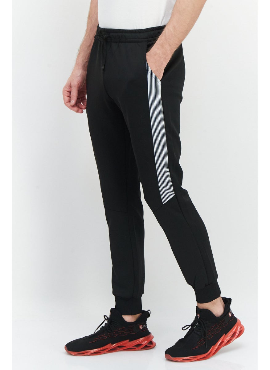 Cultura New York Men Sportswear Training Pants, Black  - Image 3