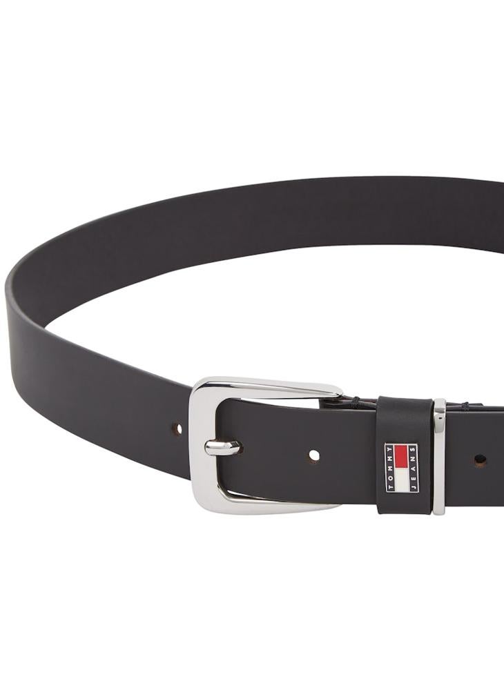 TOMMY JEANS Logo Detail Allocated Buckle Hole Belt  - Image 2