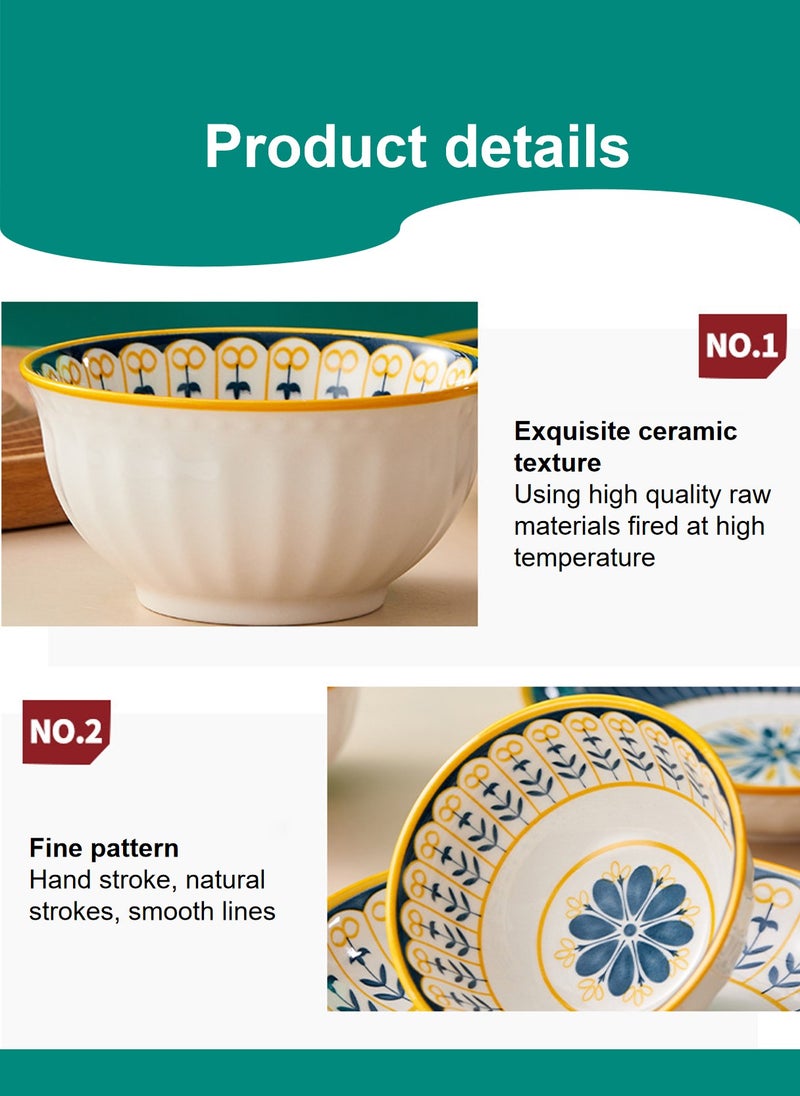 Ceramic Cutlery Gift Set, Set Of Six Bowls - Image 3
