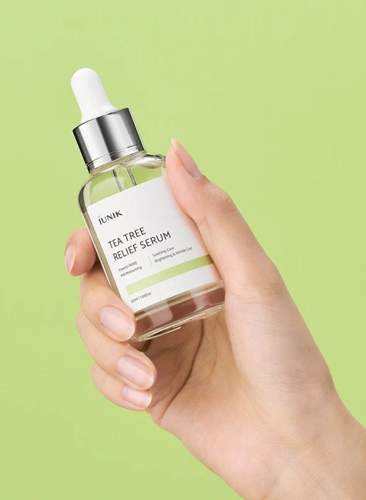 iUNIK Ionic Tea Tree Wrinkle Reducing Serum (50ml) - Image 2