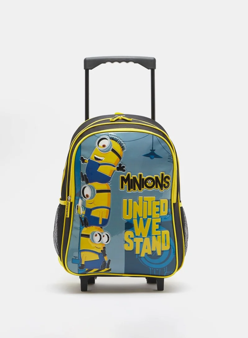shoexpress Shoexpress Minions Themed 5-Piece School Trolley Bag Set Multicolour