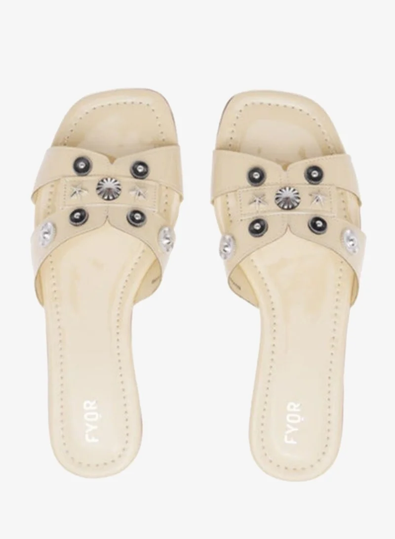 FYOR Studded Flat Sandal BDV 098