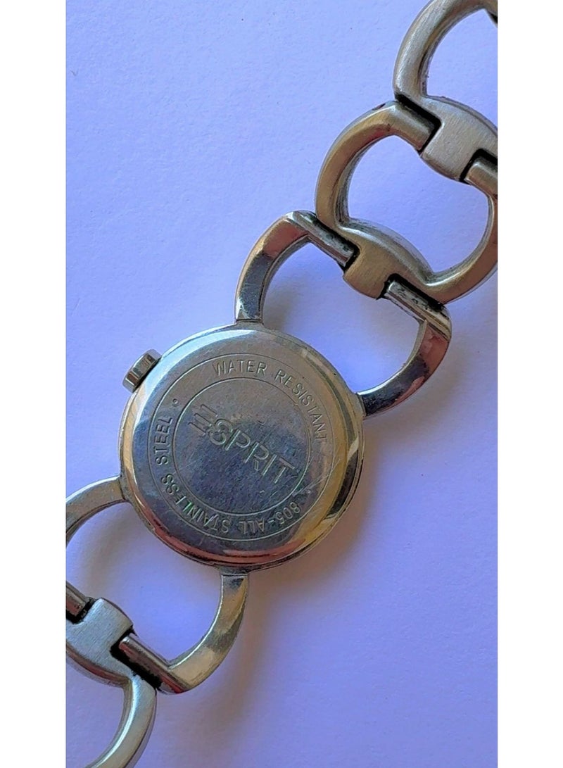 Esprit Women’s Analog Quartz Watch - Silver Chain Link Bracelet, White Dial | Pre-Owned - Image 4