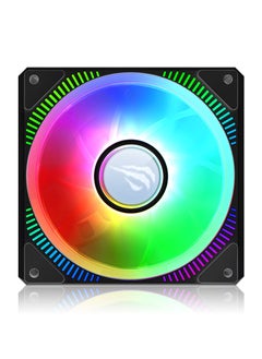 havit ARGB CPU Fan PC Cooler High Air Pressure Silent PWM Intelligent Temperature Control Suitable for Desktop Computers 12cm  - Image 1