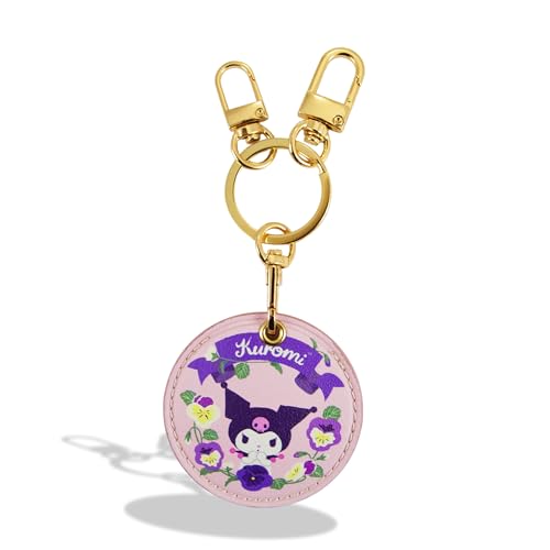 Sonix x Sanrio Keychain Case Compatible with Apple AirTag | Protective Cover Keychain | Hello Kitty & Friends - Floral Kuromi - Image 1