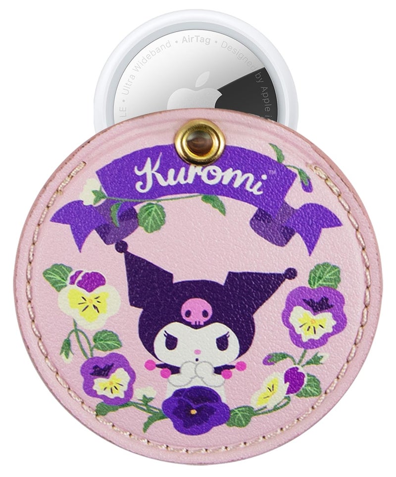Sonix x Sanrio Keychain Case Compatible with Apple AirTag | Protective Cover Keychain | Hello Kitty & Friends - Floral Kuromi - Image 5