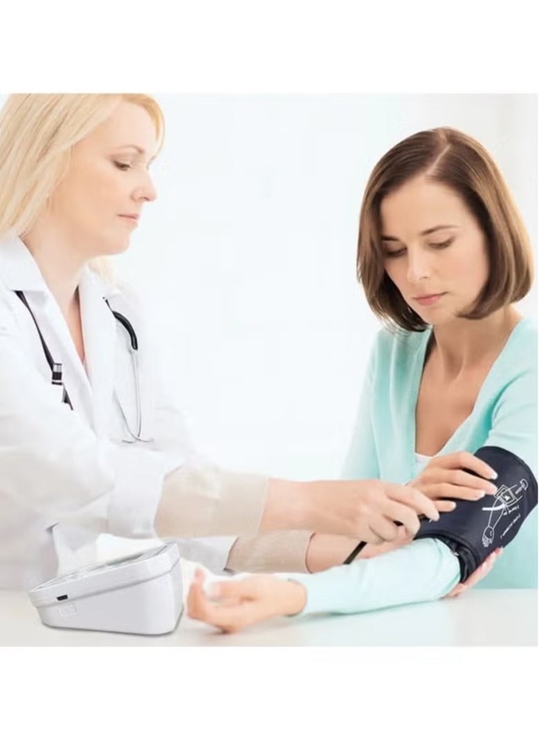 Blood Pressure Monitor with LCD Digital Display – Accurate & Easy-to-Use Home BP Cuff, Large Screen for Clear Readings, Adjustable Arm Cuff, Portable, Ideal for Monitoring Health at Home