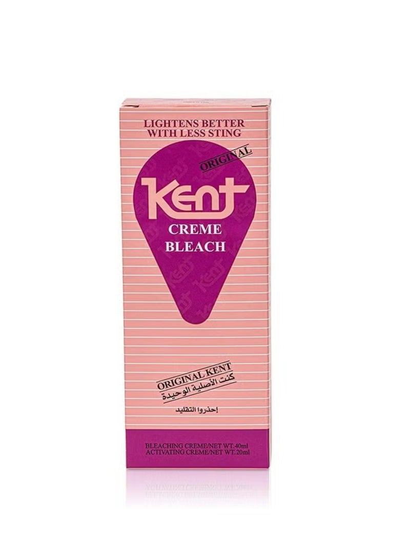 KENT Creme Bleach 40ml Creme Activating 20ml - Image 2