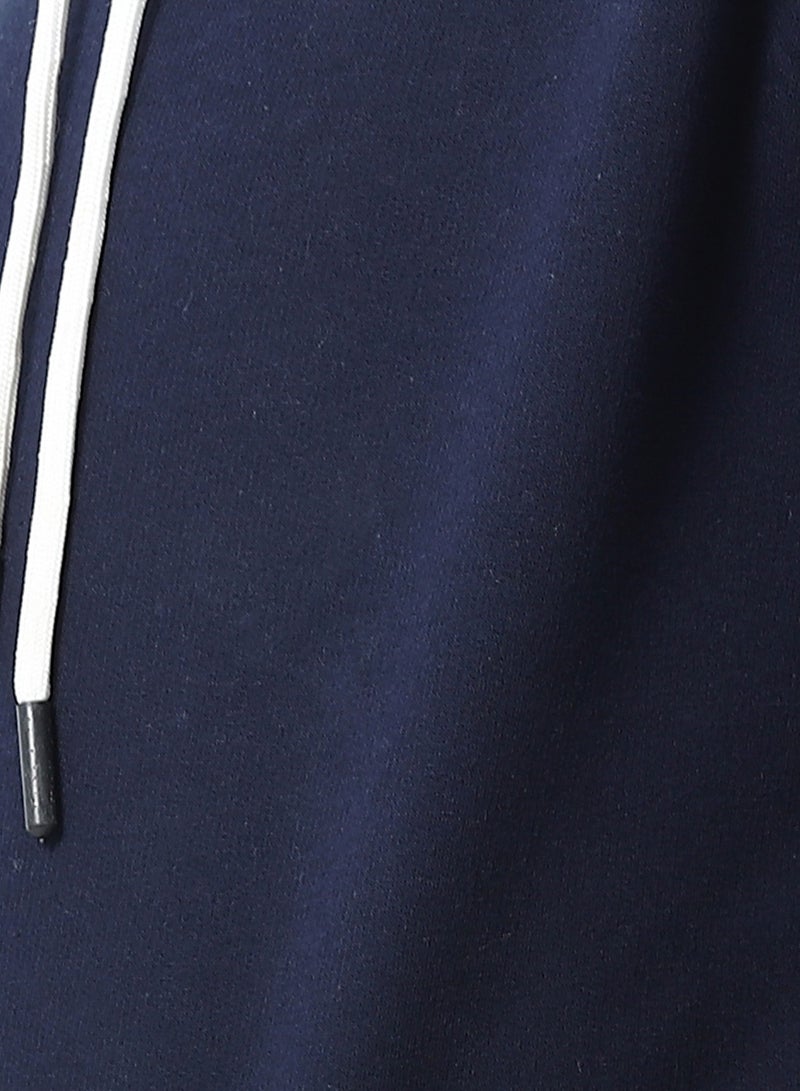 Andora Slip On Fleeced Boys Hoodie _ Navy Blue - Image 5