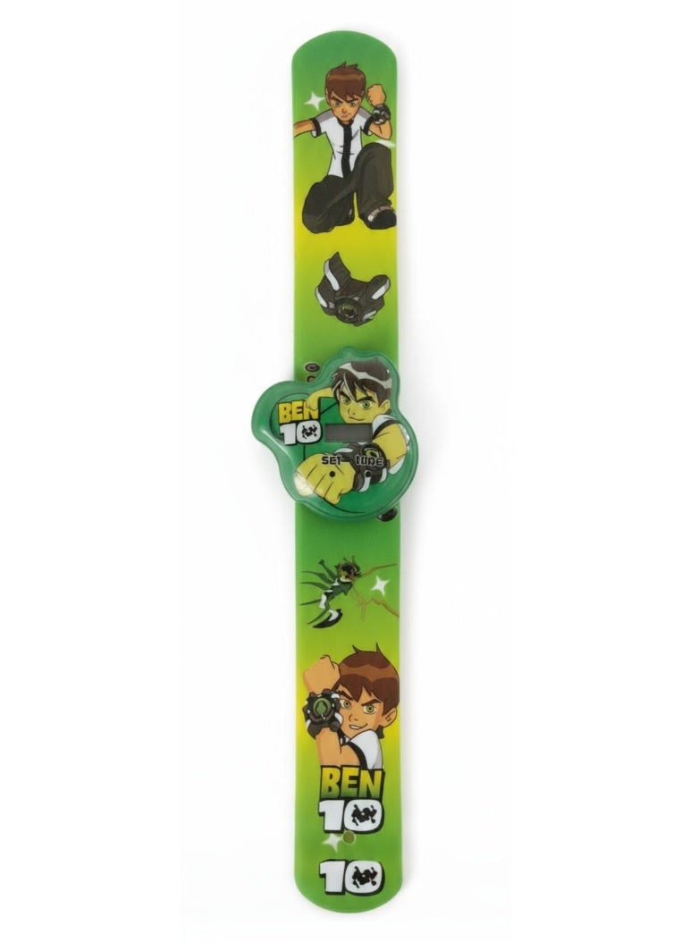 Premium Ben 10 Projector Watch – Kids Digital Wristwatch with 24 Character Image Projections - Image 1