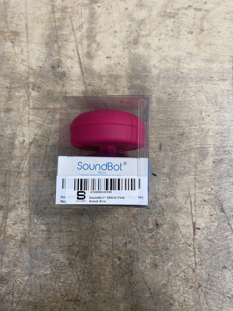 SoundBot مكبر صوت بلوتوث مقاوم للماء SB510 HD، مكبر صوت محمول مع ميكروفون مدمج، 6 ساعات من وقت التشغيل، أزرار تحكم وكوب شفط مخصص للاستحمام (وردي) - Image 4