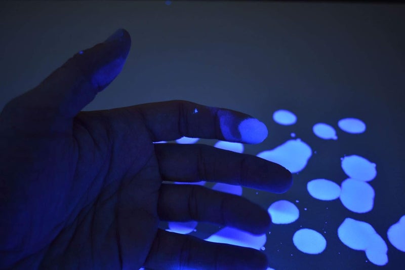 Opticz All Purpose Invisible Blue UV Blacklight Reactive Security Ink (2 Ounce Bottle) - Image 3