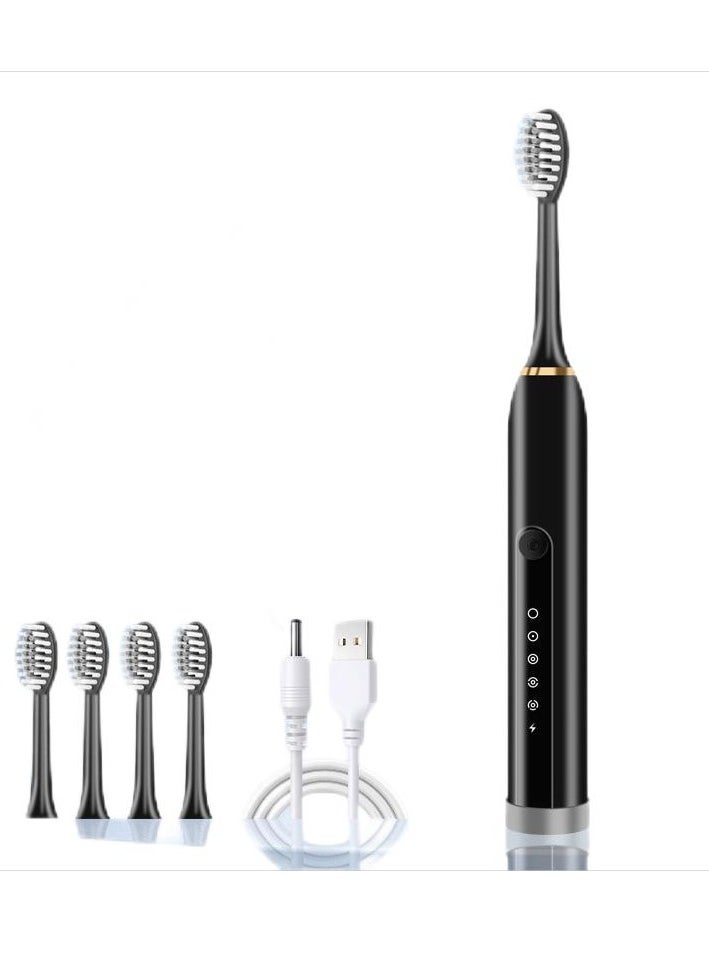 Generic - Electric Toothbrushes for Adults with 4 Brush Heads, Sonic Rechargeable Teeth Whitening, Power Toothbrush - Image 1