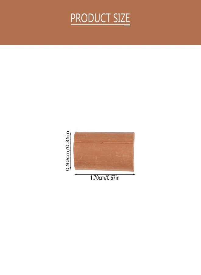 Vaguelly 120Pcs Miniature Roof Tiles for DIY Crafts, Pottery Clay Micro Roof Tiles for Dollhouse, Sand Table, and Architectural Models - Image 5
