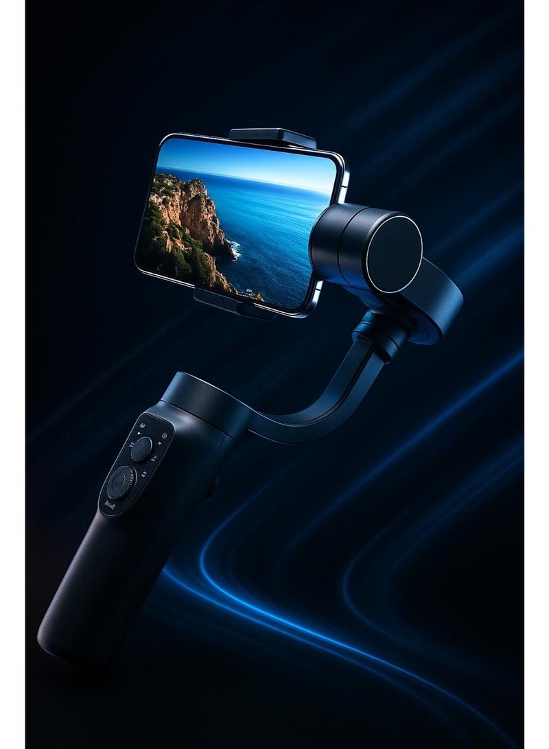 MX S5B 3-Axis Smart Phone Gimbal Stabilizer – Professional Stability and Superior Image Quality - Image 1