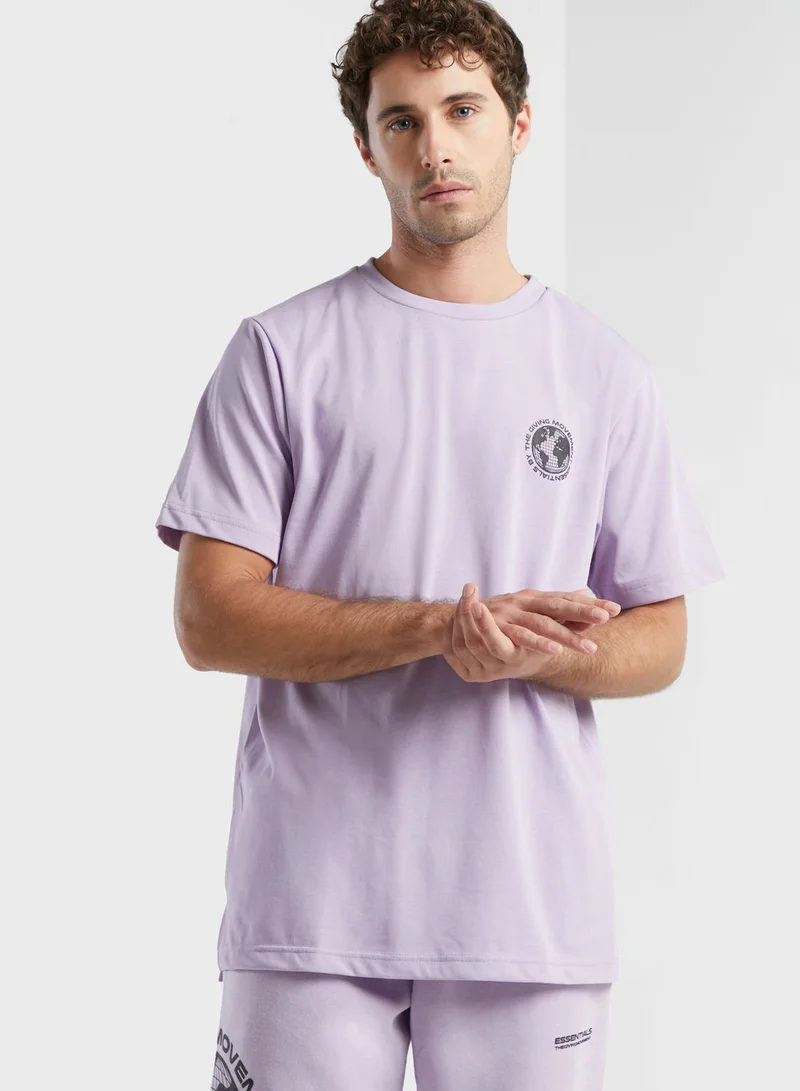 The Giving Movement Regular Fit Printed T-Shirt