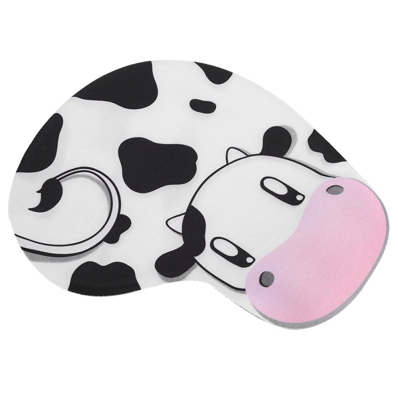 Ergonomic Mouse Pad: Oval Silica Gel Wrist Support - Slow Rebound Fatigue-Free Wrist Rest Pad for Business Office, Gaming, Desktop Computer and Laptop - Image 2
