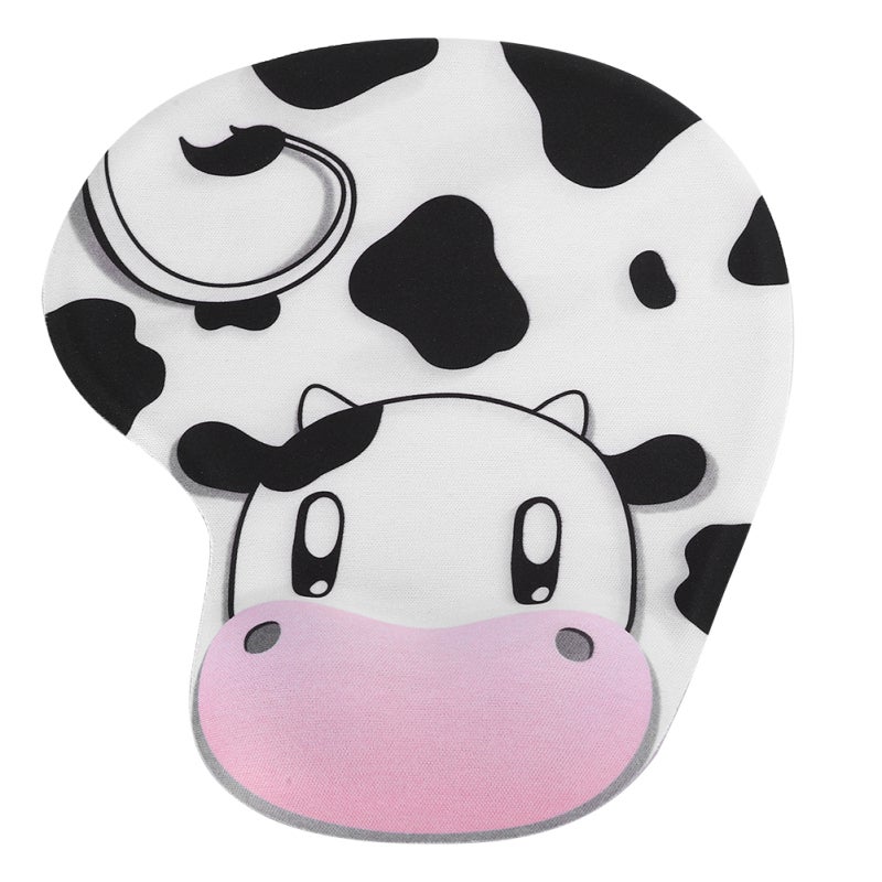 Ergonomic Mouse Pad: Oval Silica Gel Wrist Support - Slow Rebound Fatigue-Free Wrist Rest Pad for Business Office, Gaming, Desktop Computer and Laptop - Image 1