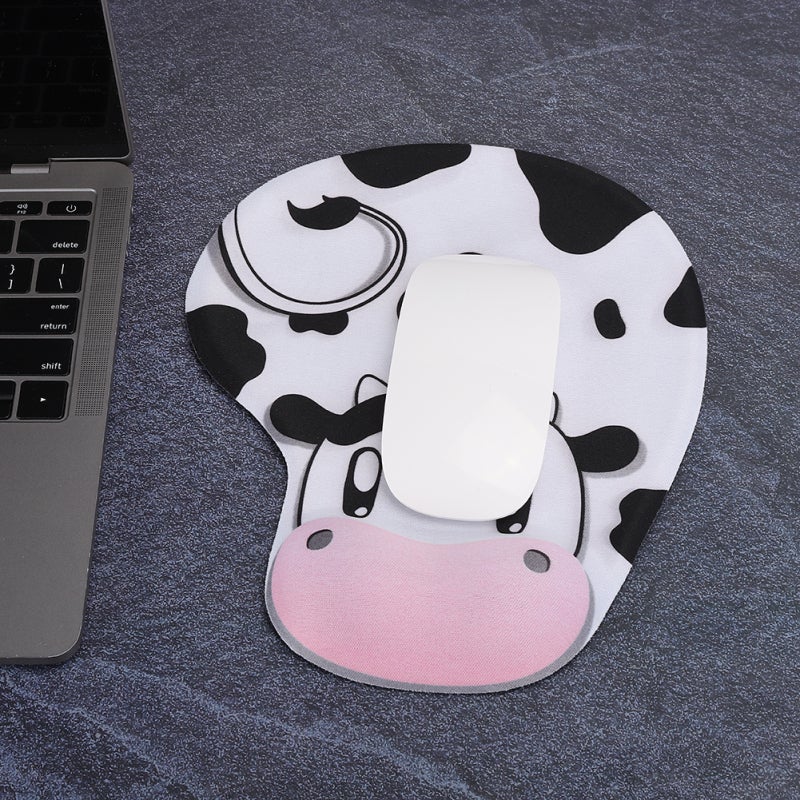 Ergonomic Mouse Pad: Oval Silica Gel Wrist Support - Slow Rebound Fatigue-Free Wrist Rest Pad for Business Office, Gaming, Desktop Computer and Laptop - Image 4