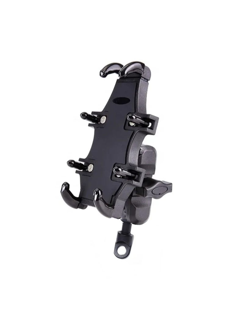 Batman Mobile Phone Holder 8 Feet Stand Silicone Grip Shock Absorption Holder Motorcycle - scooter Mirror screw mount Mount 2000022