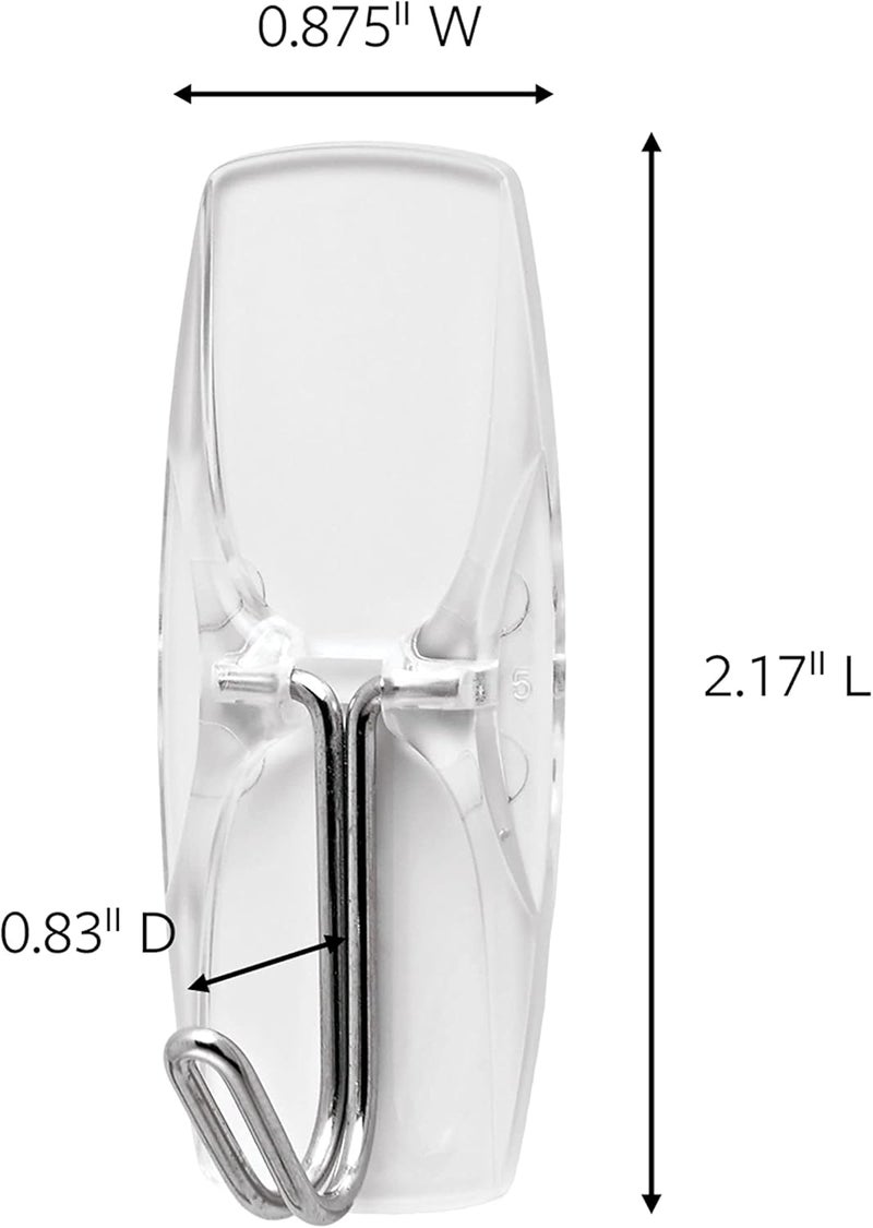 Command Medium Wire Toggle Wall Hook, Total 24 Hooks and 32 Strips, 4 Pack of 6 Hooks, Decorate Damage-Free - Image 3