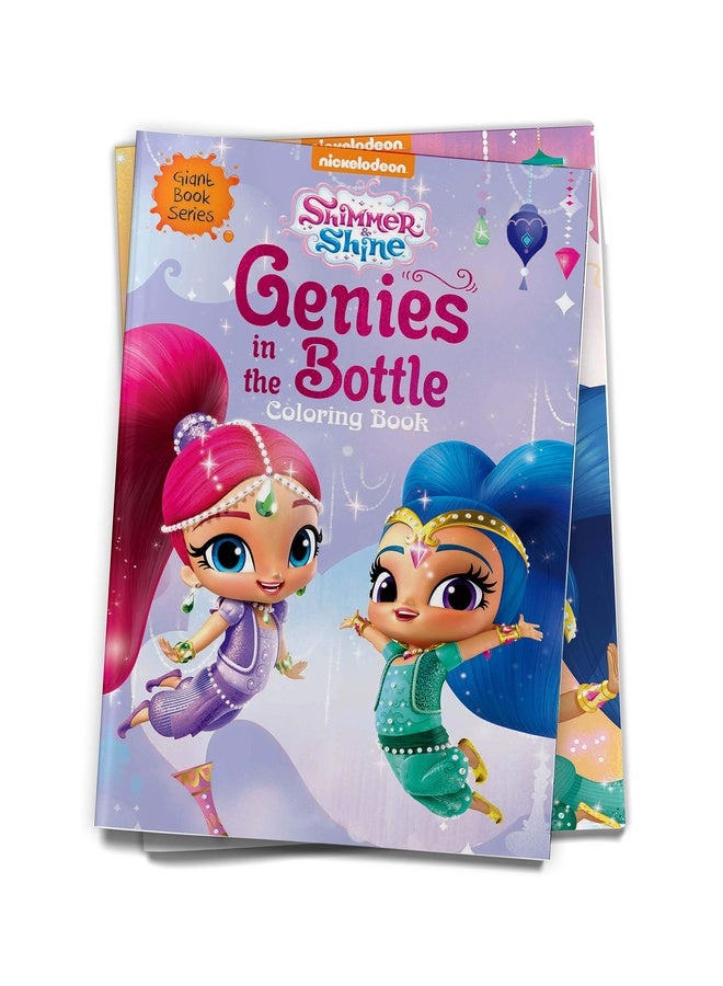 Genie in the Bottle: Giant Coloring Book for Kids (Shimmer & Shine)