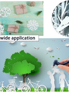 KASTWAVE 360-Degree Craft Cutting Tools Gyro-Cut Craft Cutting Tool Precision Art Knife Cutter Stainless Steel Craft Knives With 360-Degree Art Cutting Tool For Craft Paper-Cutting Stencil  - Image 4