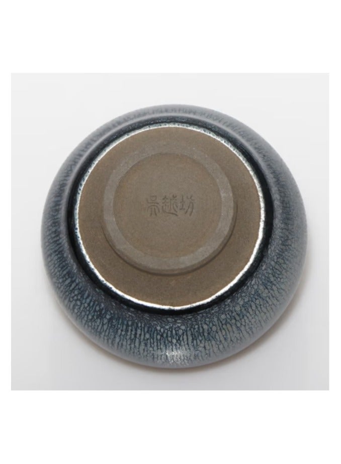 Jingke Jianzhan Tea Cup  Original Ore Glaze Exquisite One-mouth Cup , Wheat Ear Drop General 6.8x4.8 cm - Image 4