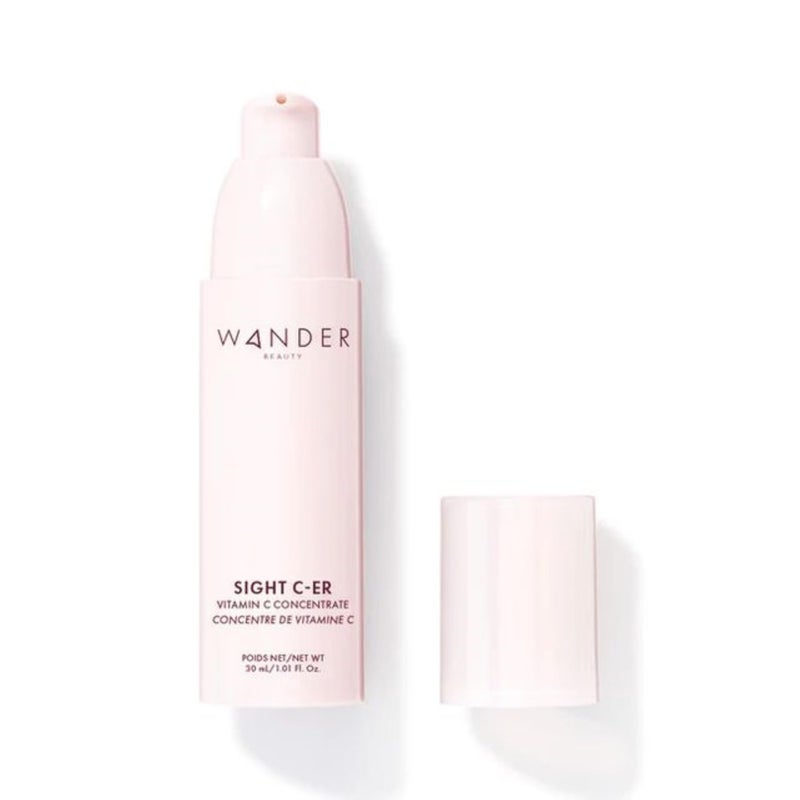 Wander Beauty Sight C-er Vitamin C Concentrate - 20% Vitamin C Cream to Plump, Brighten, & Hydrate Face - Brightening Moisturizer with Vitamin E, Kakadu Plum, Niacinamide, & Hyaluronic Acid - 1.01 oz - Image 1