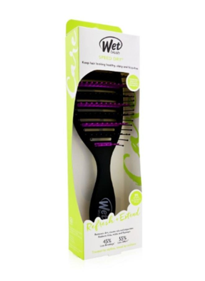 Wet brush - فرشاة شعر سريعة الجفاف غنية بالفحم لتقليل التجعد ومضادة للكهرباء الساكنة وتصميم Aquavent لتجفيف أسرع وشعيرات مقاومة للحرارة - Image 1