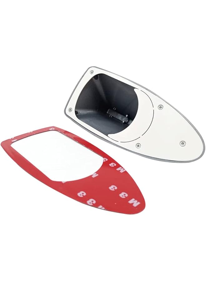 Generic Car Decorative Antenna Shark Fin Design Dummy Decorative Antenna Red Jbf 721 F  - Image 2