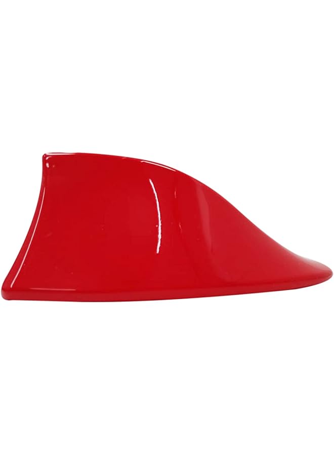 Generic Car Decorative Antenna Shark Fin Design Dummy Decorative Antenna Red Jbf 721 F  - Image 1