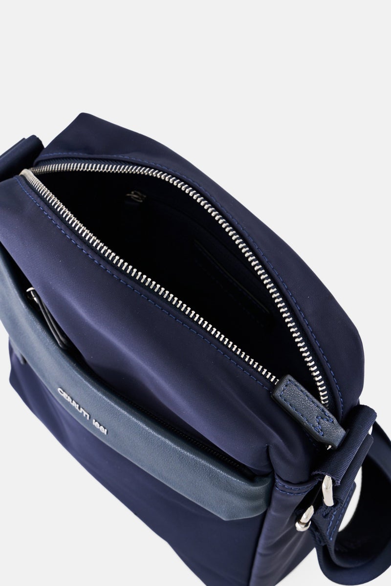 CERRUTI 1881 Men Brand Logo Cross Body Bag, Navy  - Image 2