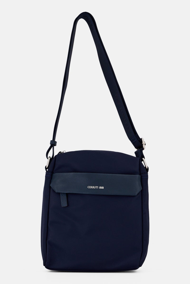 CERRUTI 1881 Men Brand Logo Cross Body Bag, Navy  - Image 1