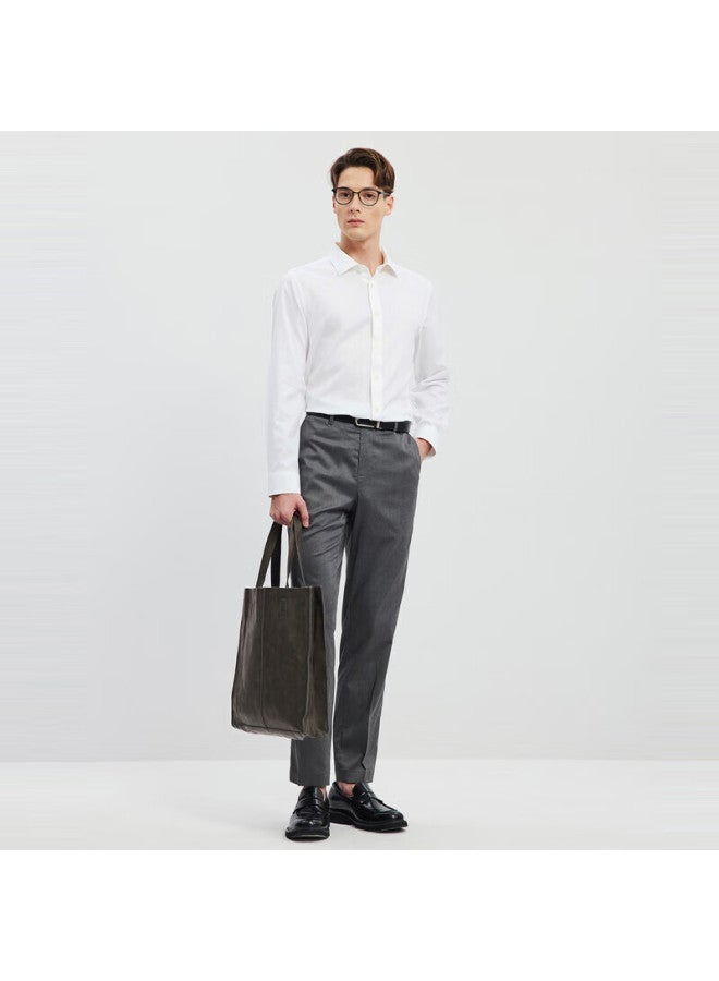 Septwolves Dp Non-iron Long Sleeve Shirt Men's Business Casual Commuter Top Basic Shirt Men's Clothing - Image 2