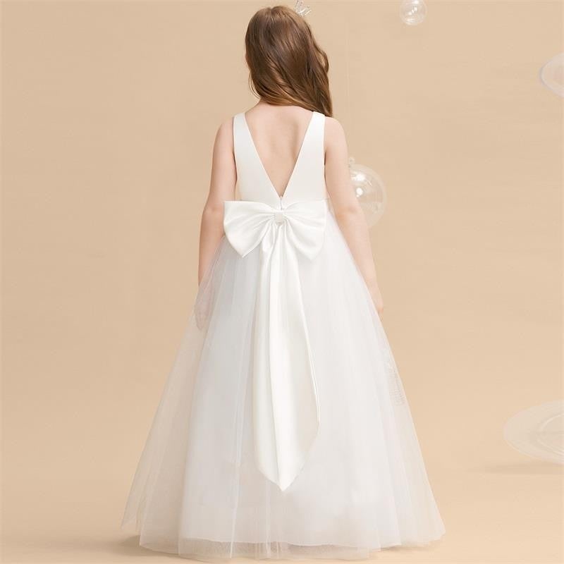 Masho Trend Loire Cross Model Tulle Detailed - Girls' Evening Dress - Long Skirt Girls' Dress - Image 5