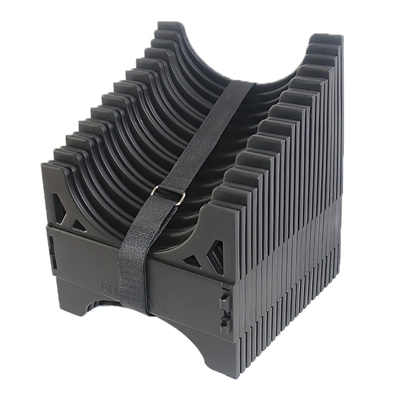 Beech Lane 20 Foot RV Sewer Hose Support with Clip On Accessory Feet for Extra Stability, Patented Nesting Design For Small Storage, Quick Setup and Collapse, Ensures Proper Drainage - Image 1