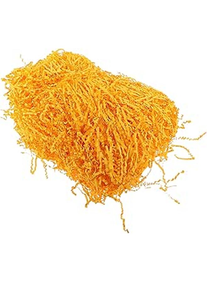 Gold Crinkle Cut Shredded Paper Filler 200g for Gift Basket Wine Box Packaging Stuffing